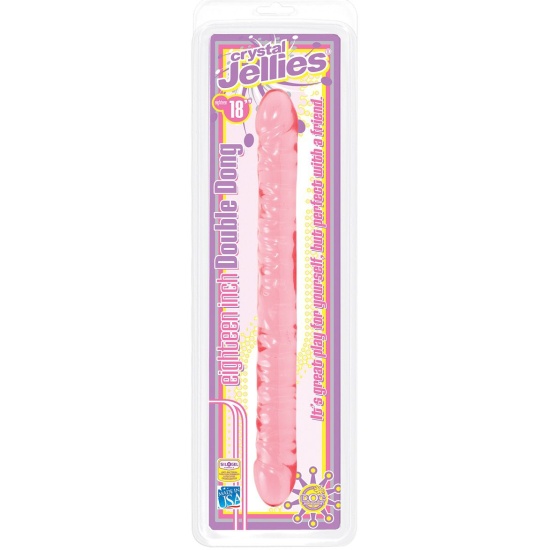 Фаллоимитатор Doc Johnson Crystal Jellies 14 см, розовый 0284-01/3000004887 - Doc Johnson - Фаллоимитаторы небольшого размера - Купить