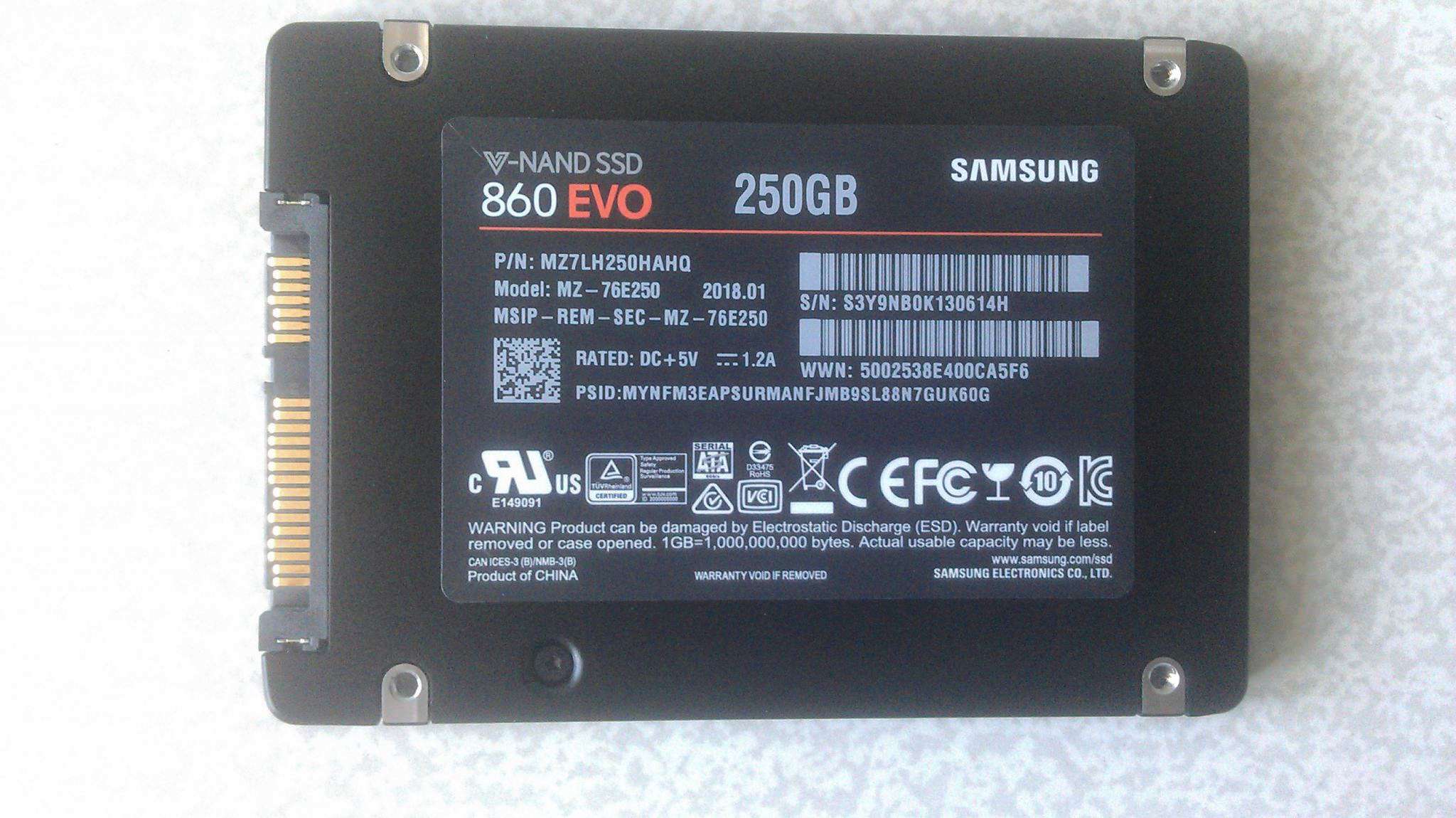 Ssd Samsung 860 250gb Купить