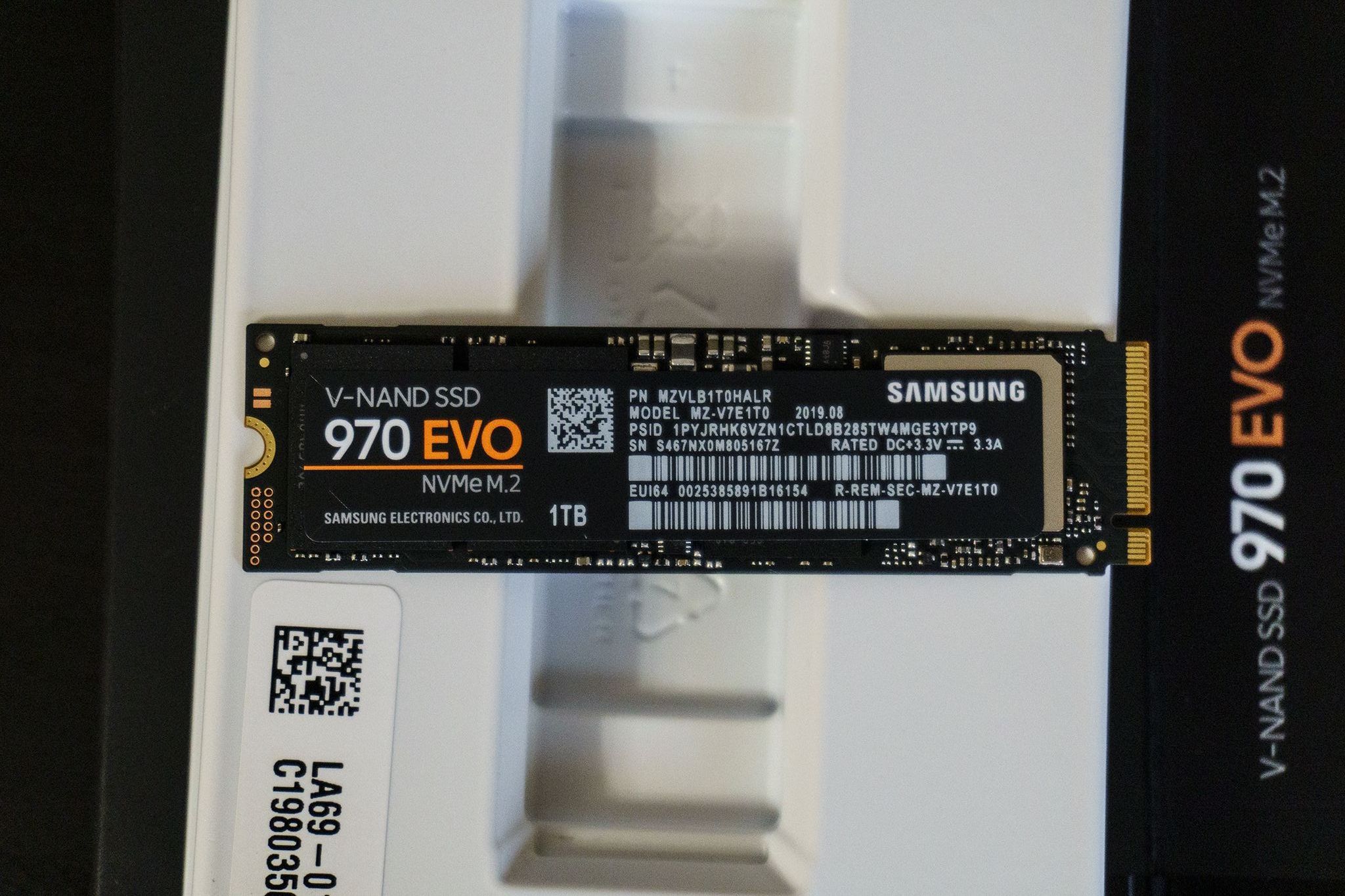 Samsung Evo 970 M2 Nvme
