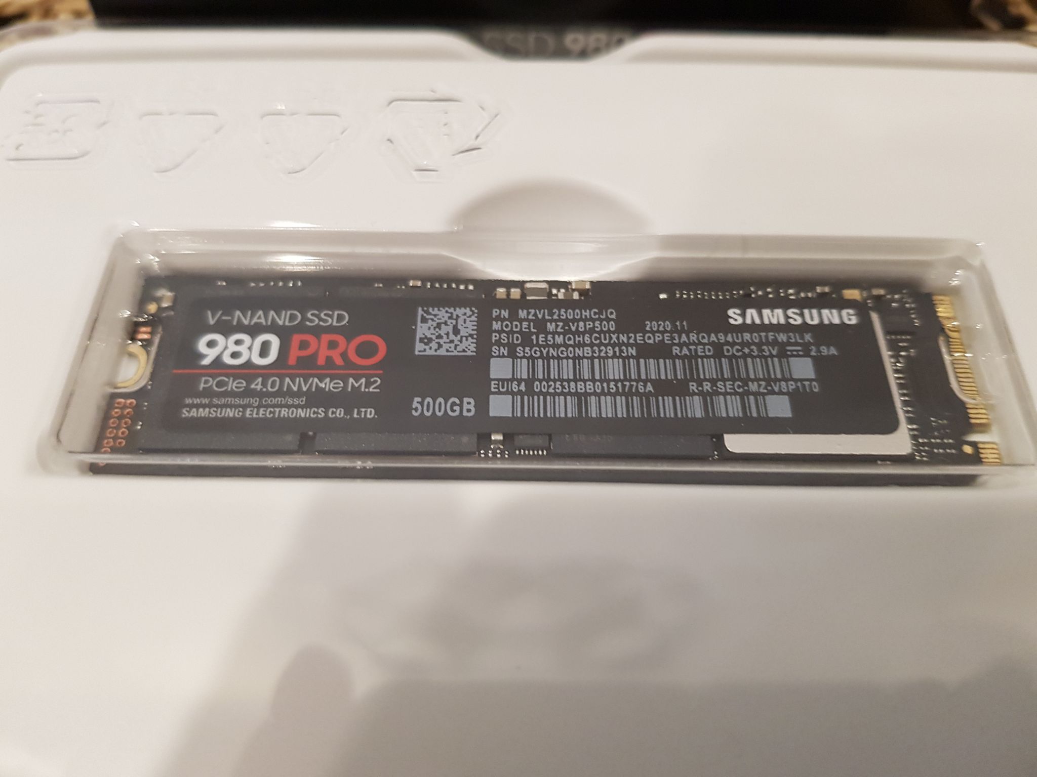 Samsung 980 Nvme M 2 Mz V8v500bw