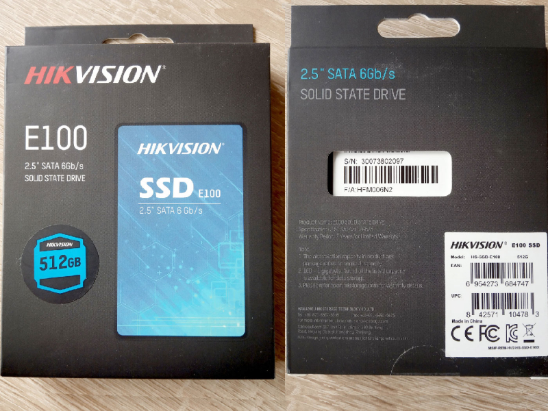 Hs ssd e100 512g