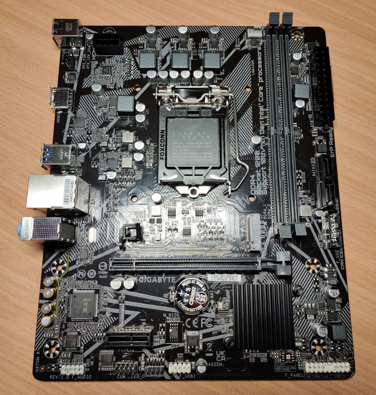 Материнская плата GIGABYTE H470M-K (LGA 1200, mATX) H470M K — купить в ...
