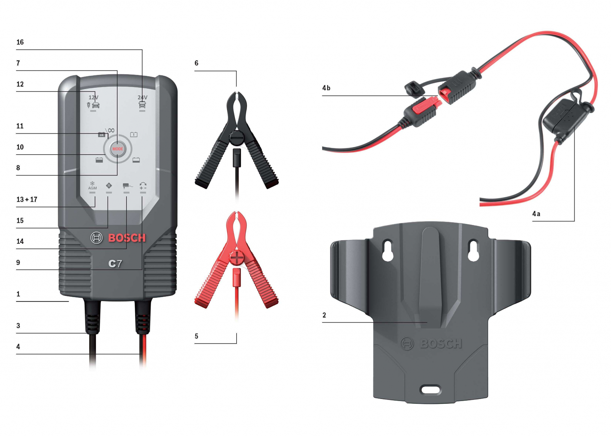 Обзор от покупателя на Зарядное устройство Bosch C7, 018999907M —  интернет-магазин ОНЛАЙН ТРЕЙД.РУ