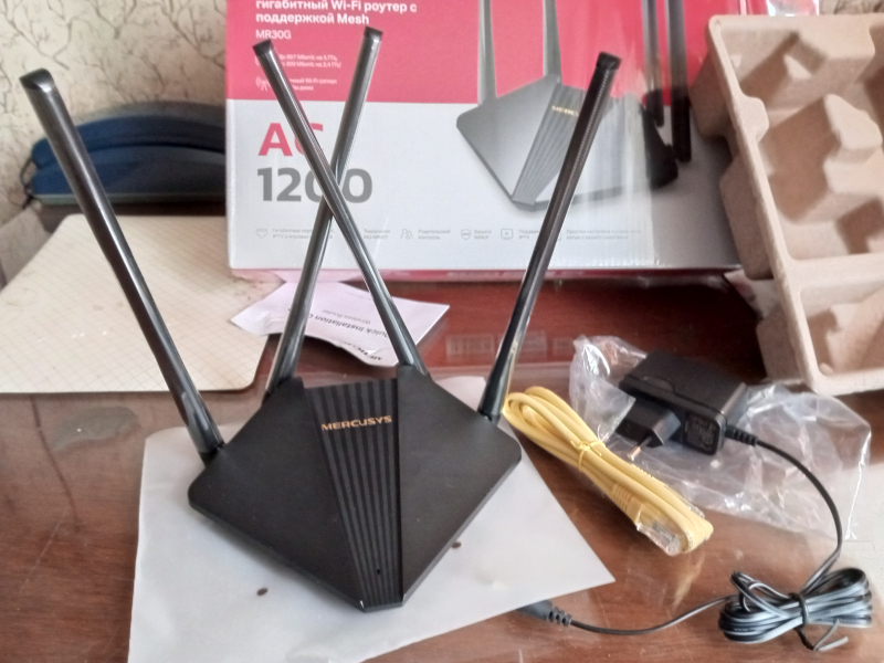 Обзор на Wi-Fi роутер MERCUSYS MR30G - изображение 1