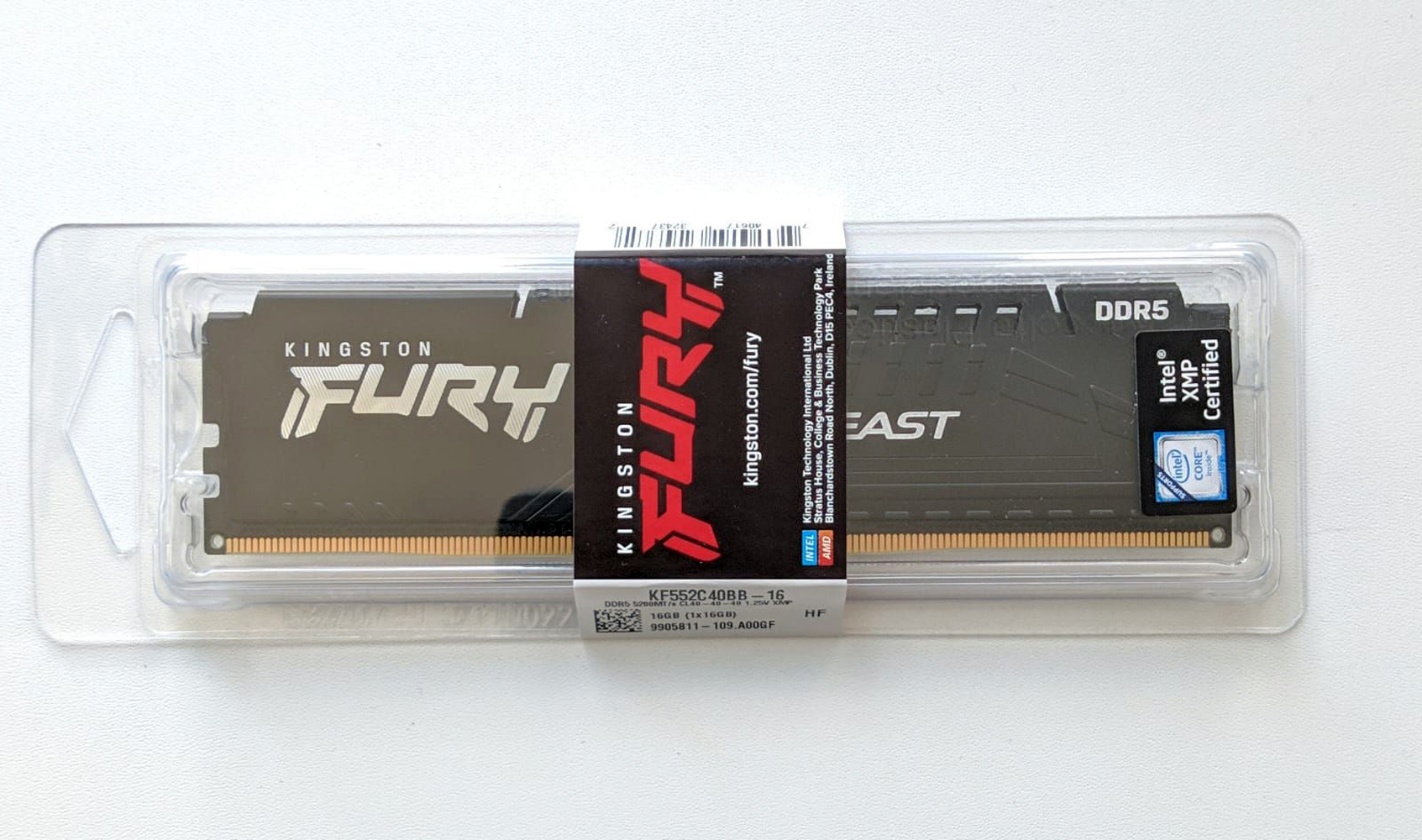 Обзор от покупателя на Оперативная память Kingston DDR5 16Gb