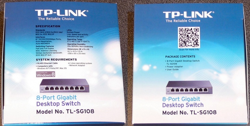 Коммутатор tp link tl sg108 подключение