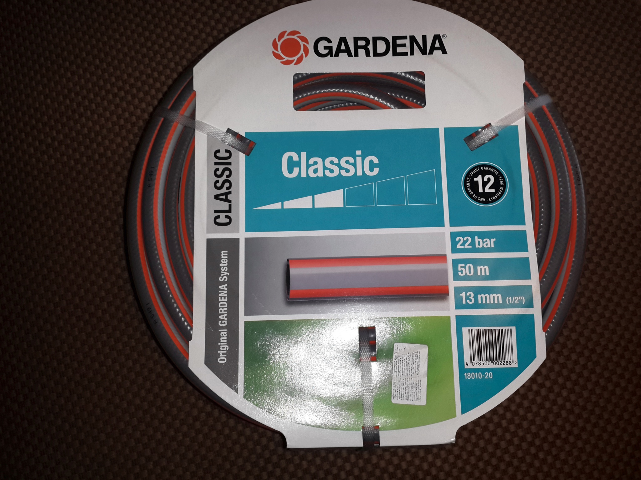 Обзор от покупателя на Шланг садовый Gardena Classic 18010-20.000.00, 1 ...