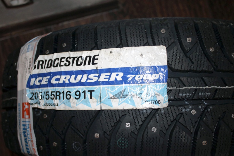 Шины bridgestone ice cruiser 7000s 205 55 r16 91t шип