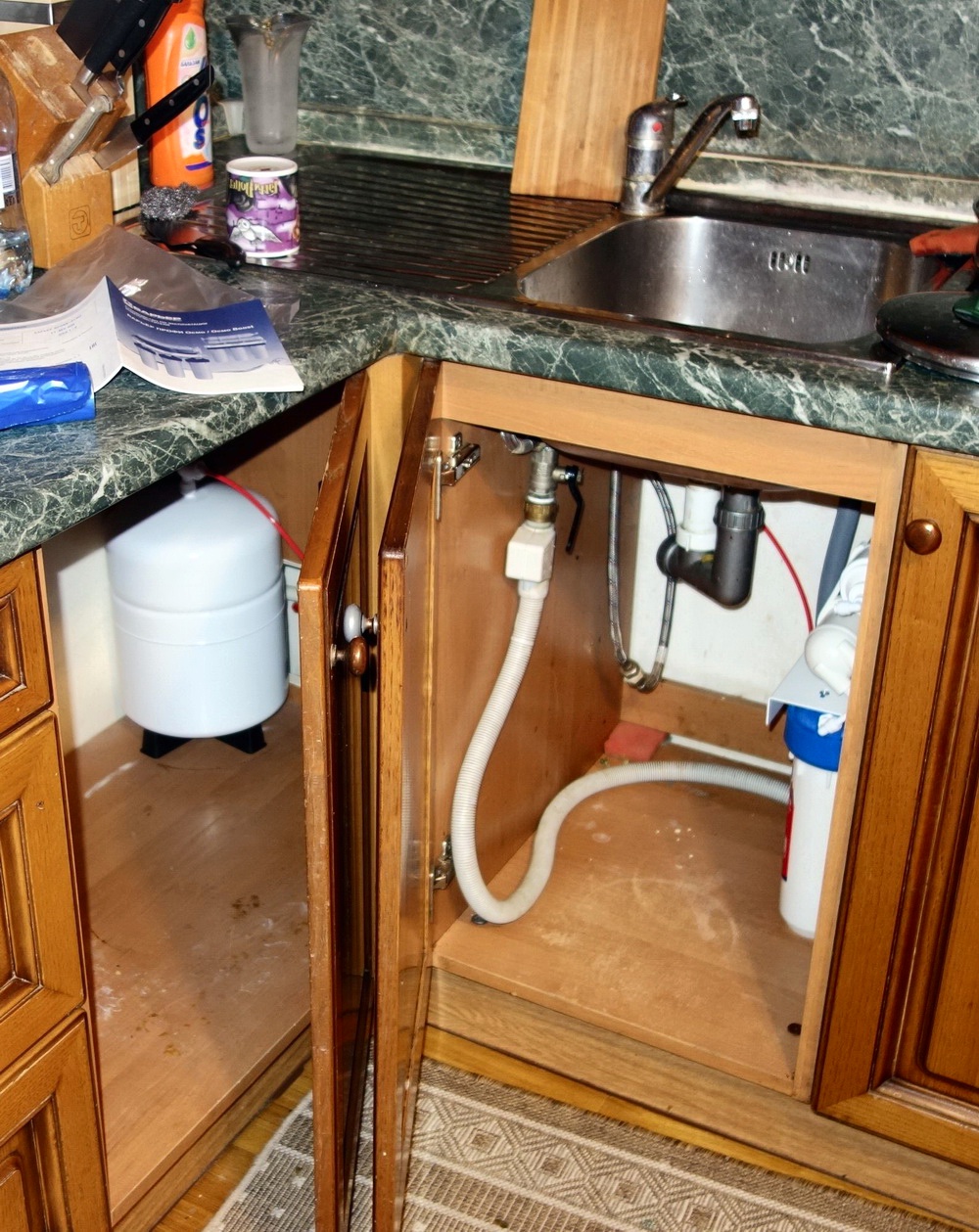 Встроенный фильтр для воды на кухню