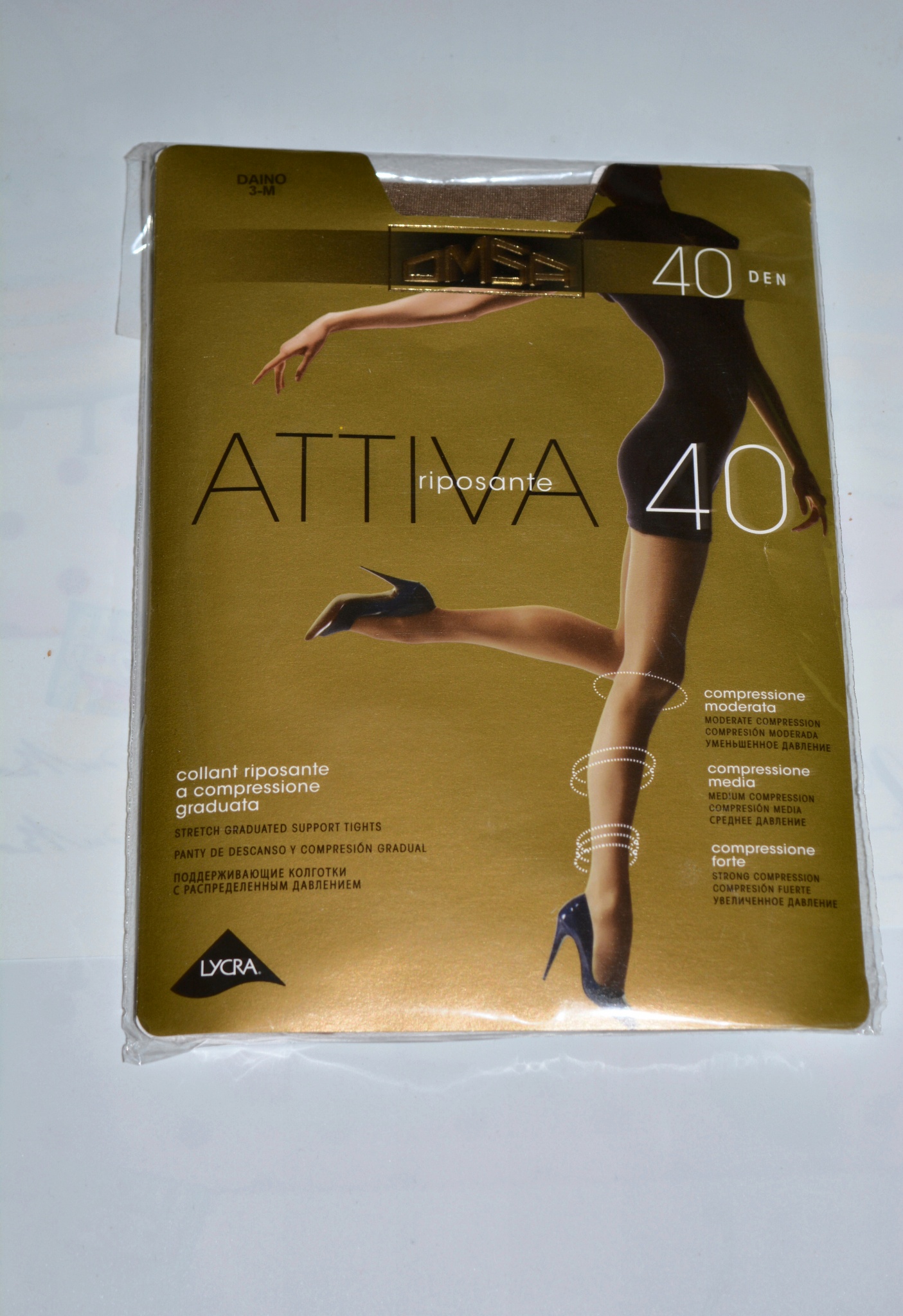 Обзор от покупателя на Колготки OMSA Attiva 40, цвет телесный (Daino),  размер 3 — интернет-магазин ОНЛАЙН ТРЕЙД.РУ