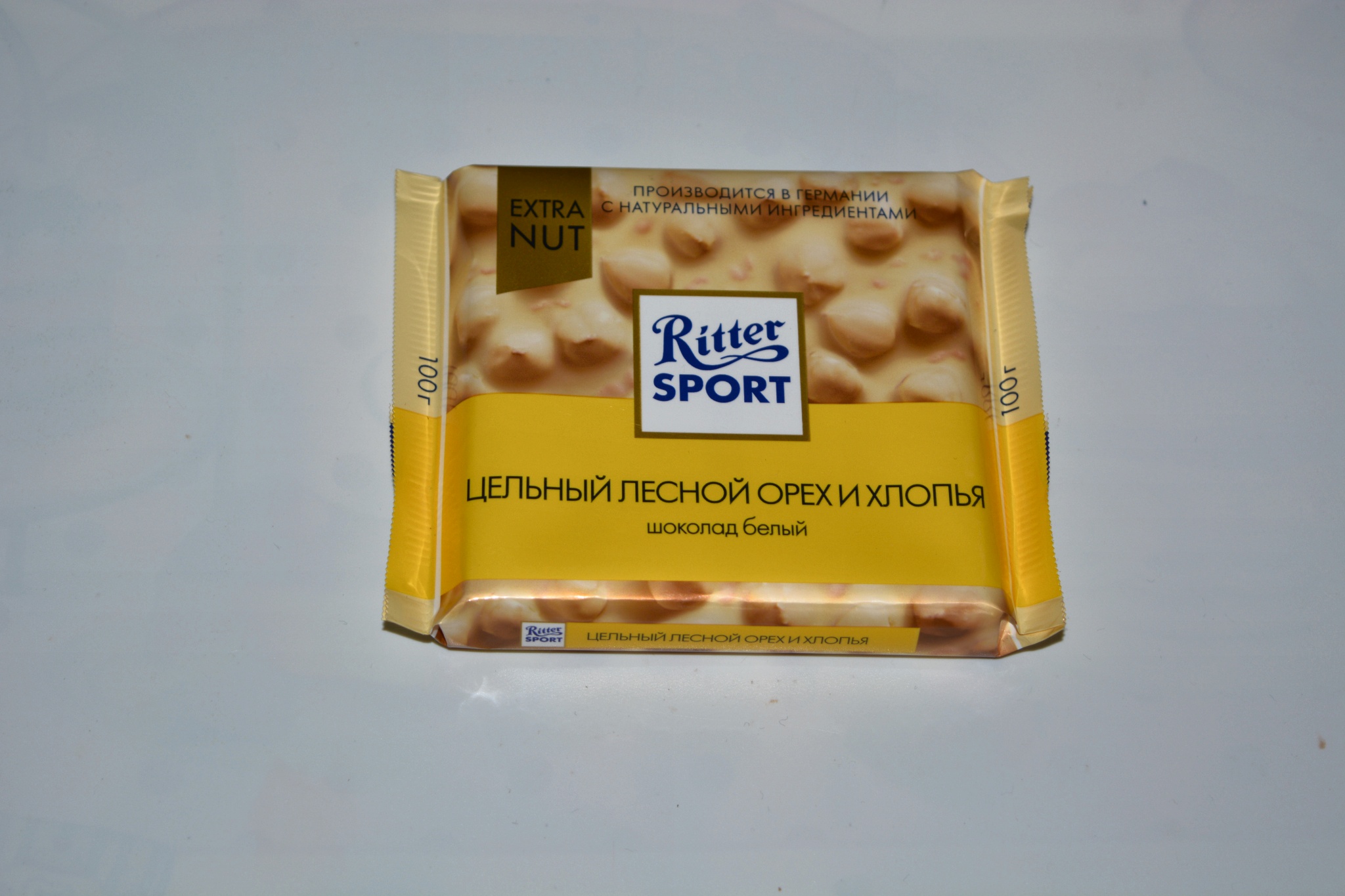 Обзор от покупателя на Шоколад Ritter Sport Extra Nut белый "ЛЕСНОЙ ...