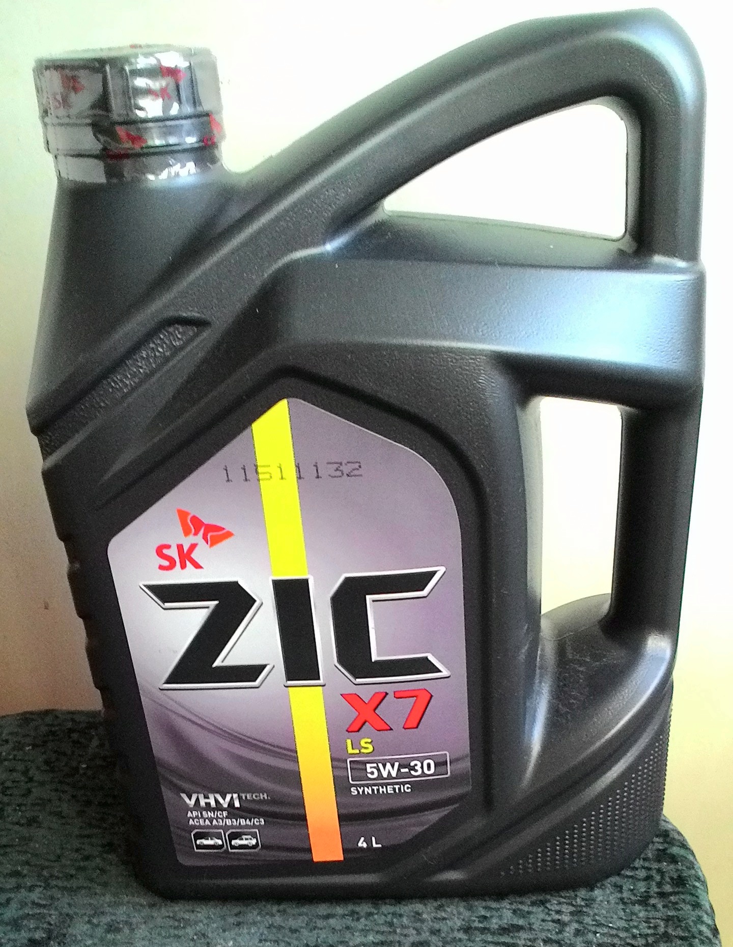 Обзор от покупателя на  масло ZIC X7 LS 5W-30 синтетическое 4 л .