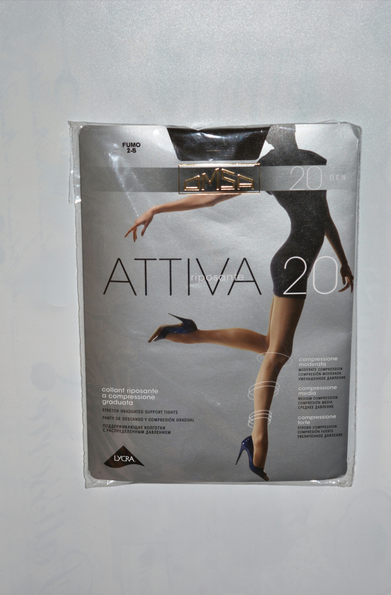 Обзор от покупателя на Колготки OMSA Attiva 20, цвет дымчатый (Fumo),  размер 2 — интернет-магазин ОНЛАЙН ТРЕЙД.РУ