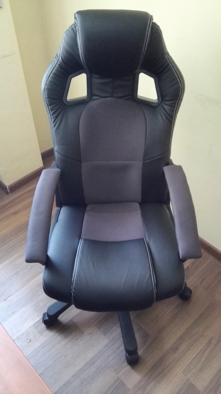 Кресло budget new ткань серый