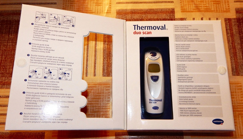 Обзор на Термометр инфракрасный HARTMANN Thermoval Duo Scan - изображение 3