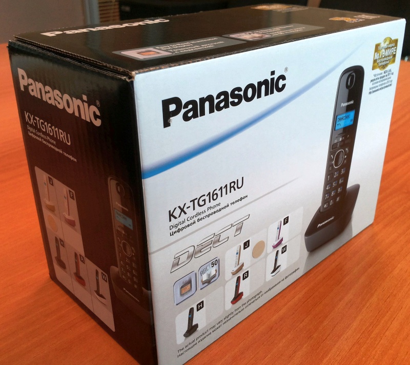 Радиотелефон Panasonic KX-TG1611RUJ - изображение 1