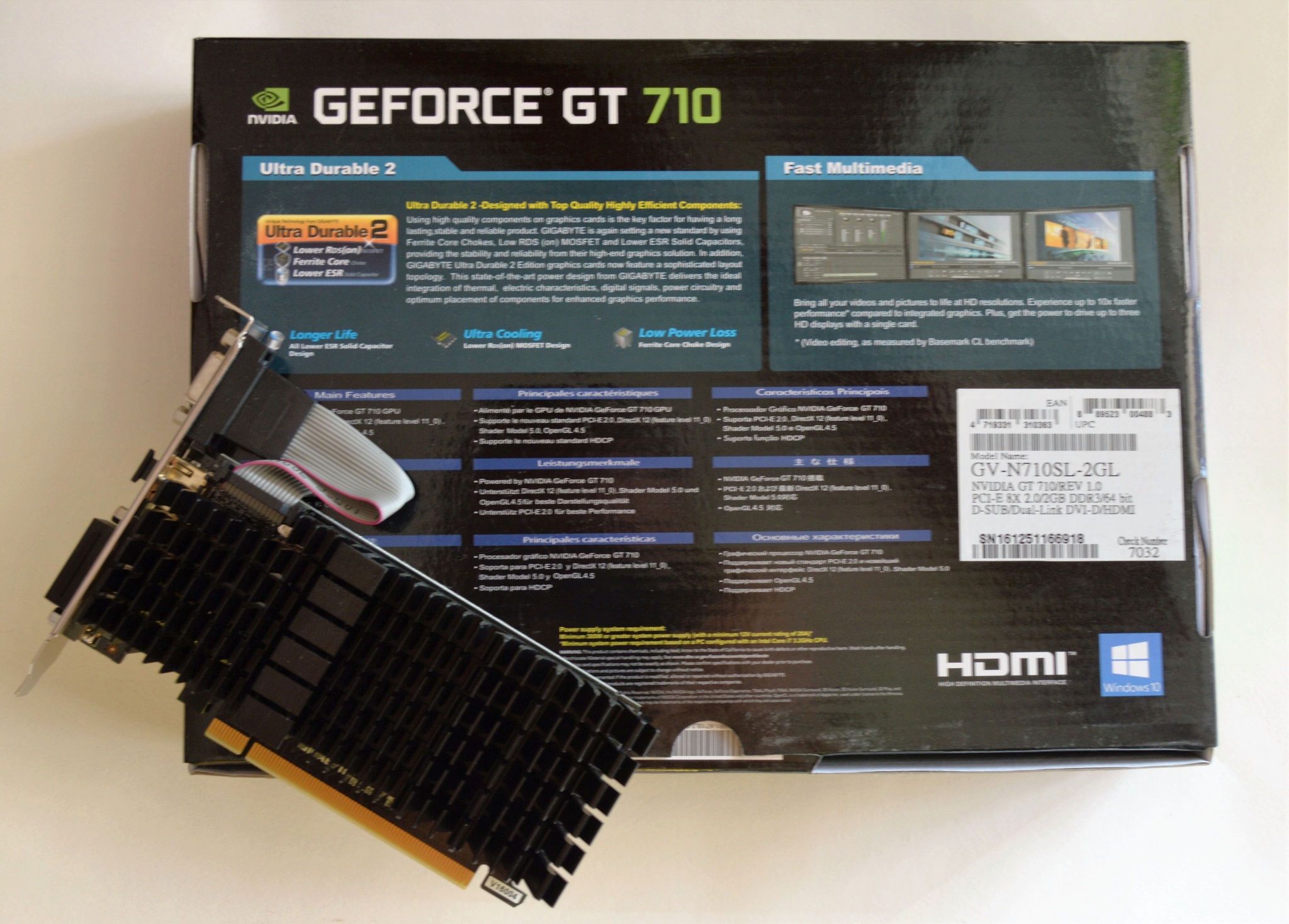 Обзор от покупателя на Видеокарта GIGABYTE GeForce GT 710 SL 2G —  интернет-магазин ОНЛАЙН ТРЕЙД.РУ