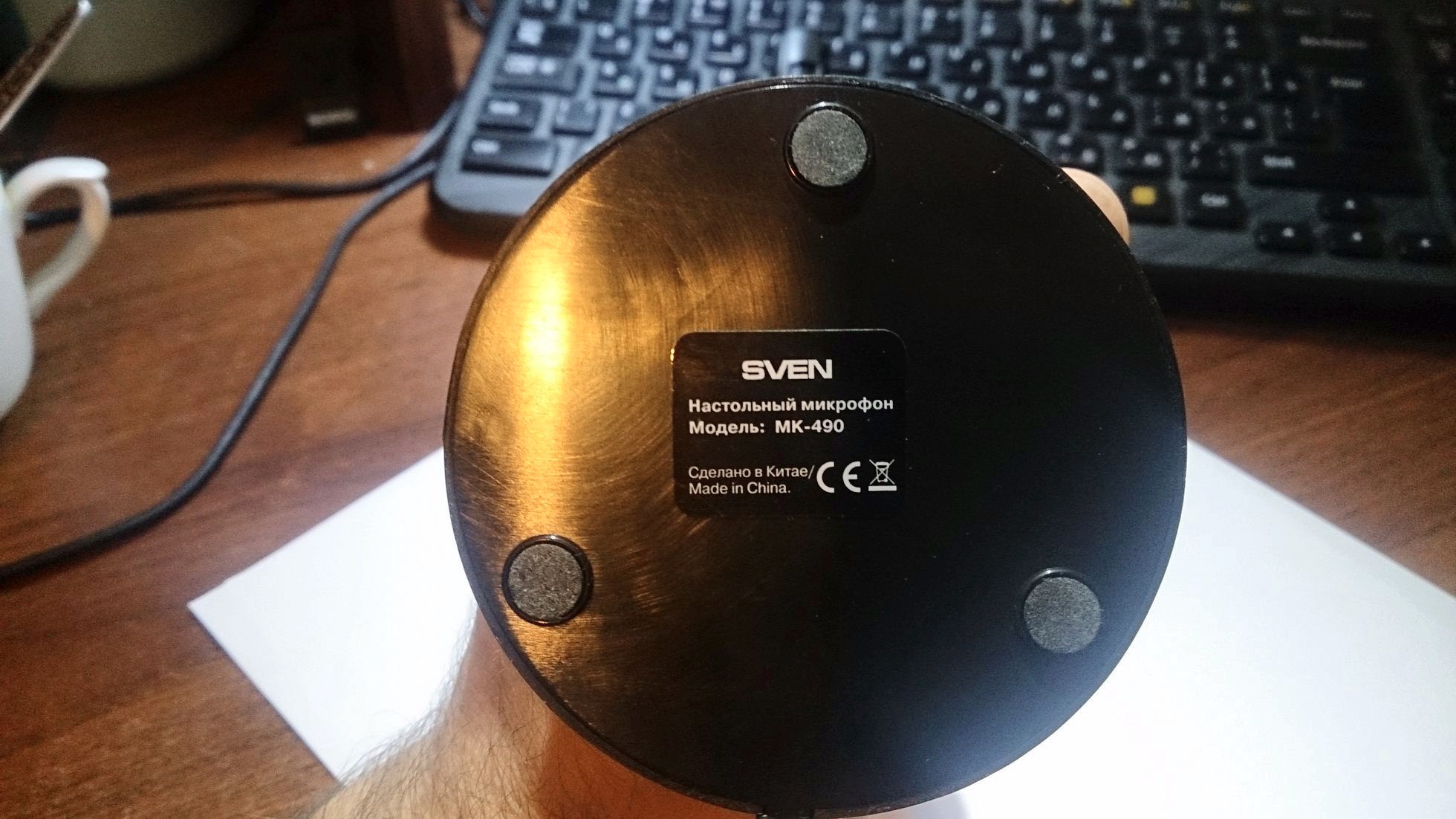 Обзор от покупателя на Микрофон SVEN MK-490 (SV-0430490) — интернет ...