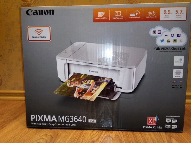 Обзор на Струйное МФУ Canon PIXMA MG3640 White (белый) принтер/копир/сканер - изображение 1
