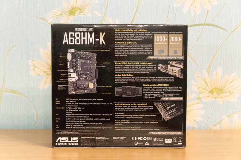 Asus a68hm k характеристики