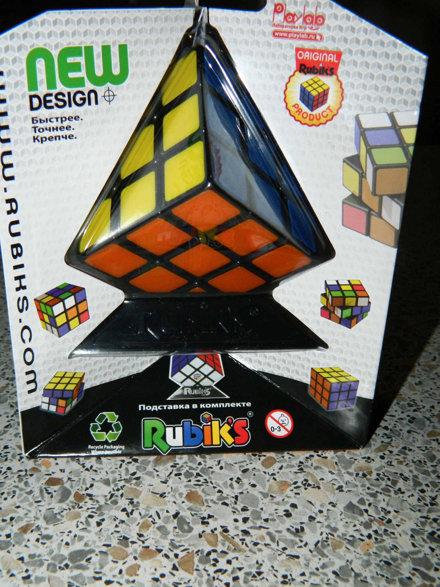 Обзор от покупателя на Головоломка RUBIK`S КР5027 Кубик Рубика 3х3 —  интернет-магазин ОНЛАЙН ТРЕЙД.РУ