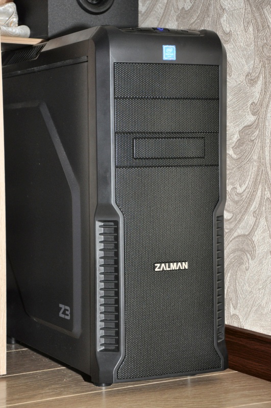 Компьютерный корпус zalman z3 black видео обзор