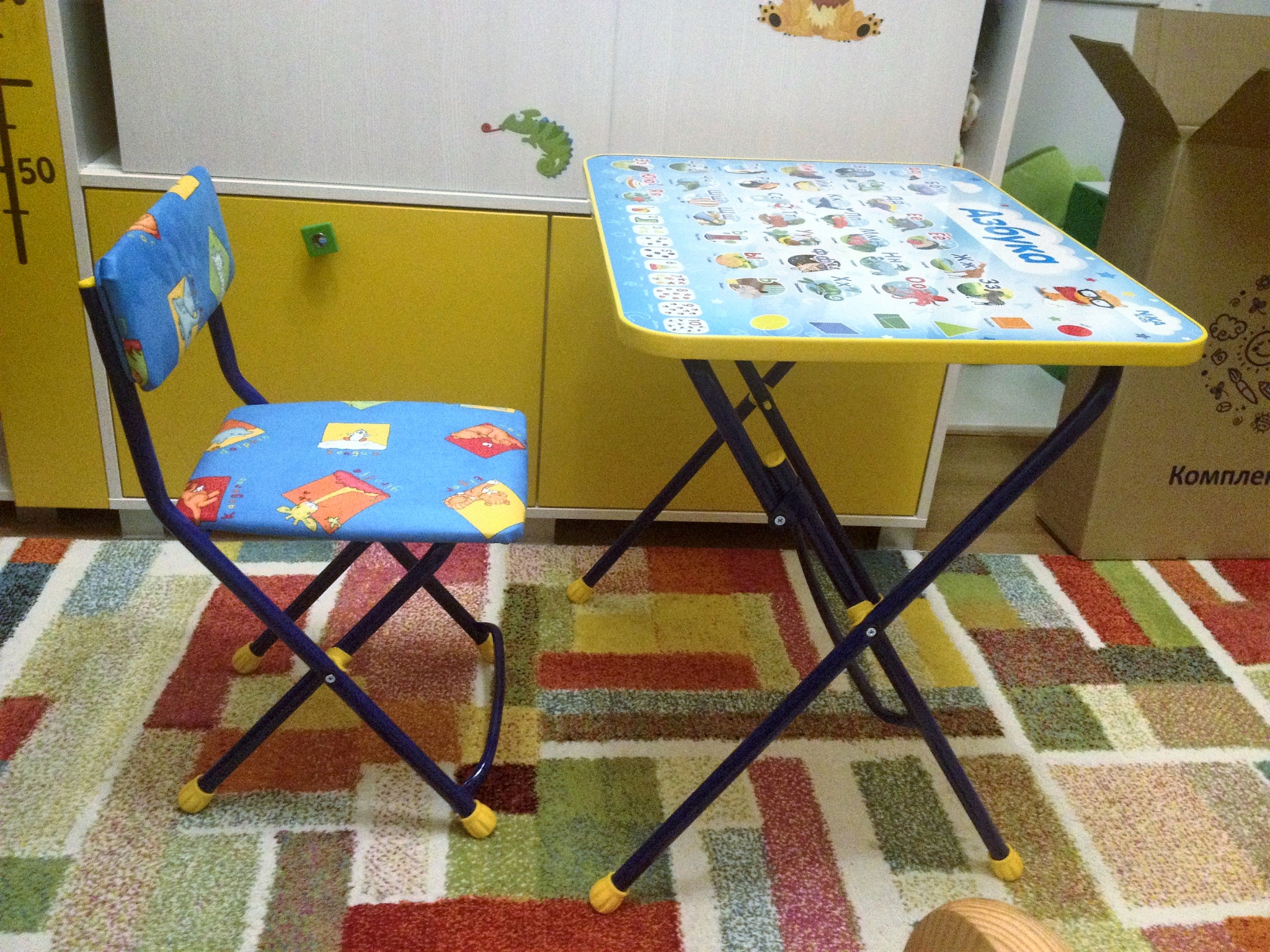 детский складной столик со стульчиком своими руками