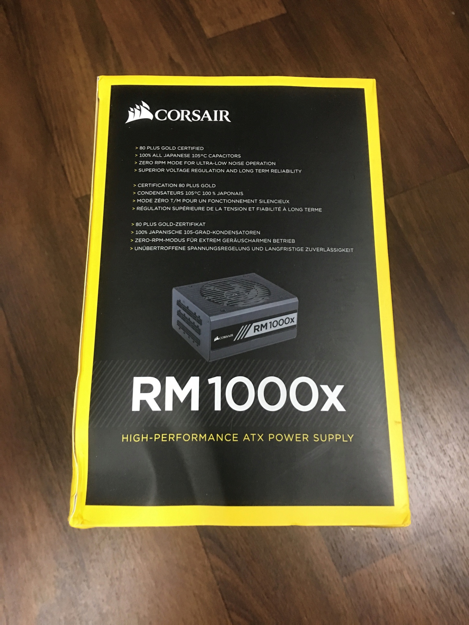Alimentation ATX Corsair RM1000x, 1000W Modulaire Gold (CP-9020094-EU)