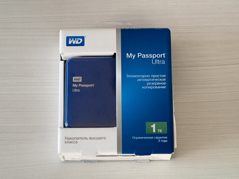 Обзор на Внешний жесткий диск Western Digital My Passport Ultra 2.5