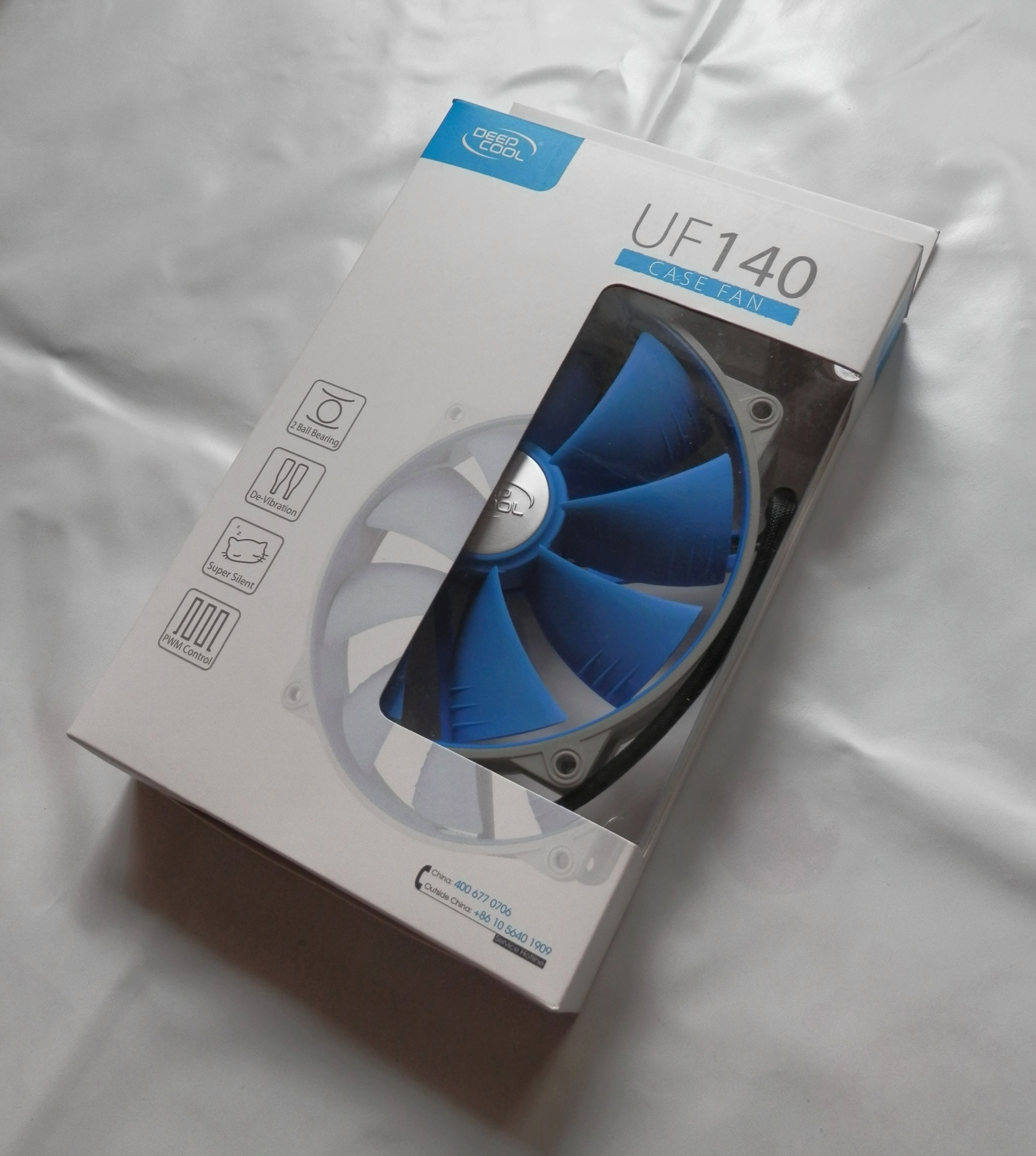 Обзор от покупателя на Вентилятор для корпуса DEEPCOOL UF140 140x26mm Ultra  silent Retail BOX — интернет-магазин ОНЛАЙН ТРЕЙД.РУ