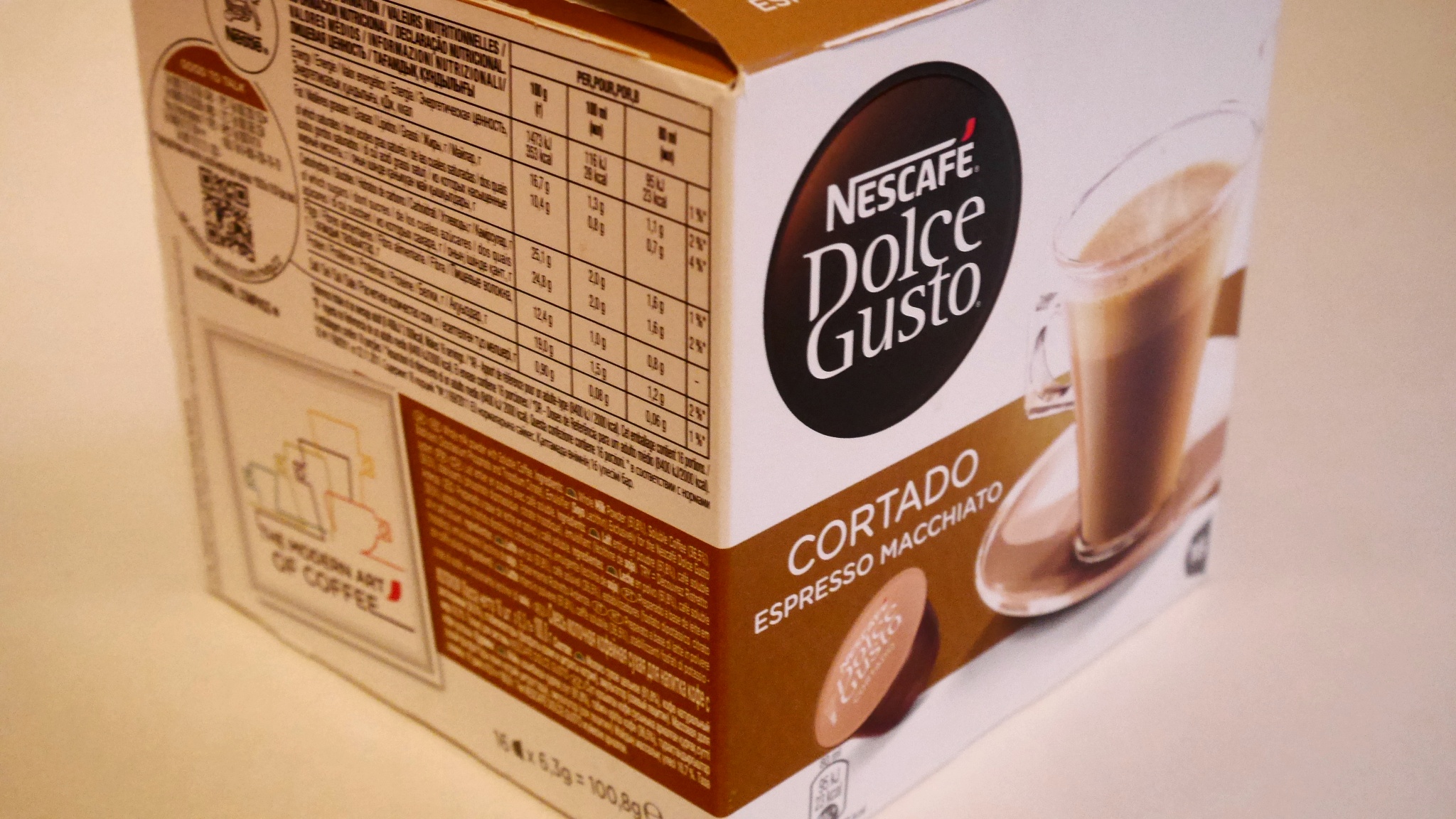 Обзор от покупателя на Кофе в капсулах Nescafe Dolce Gusto Cortado  (Кортадо) 16 капсул — интернет-магазин ОНЛАЙН ТРЕЙД.РУ