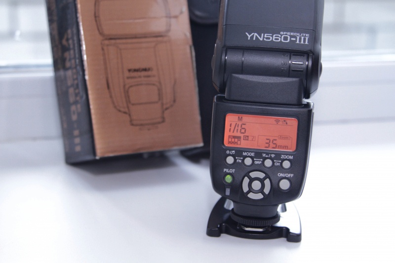 Обзор на Вспышка YongNuo Speedlite YN-560III с встроенным радиосинхр. для CANON, Nikon, PENTAX, Olympus, Sony - изображение 6