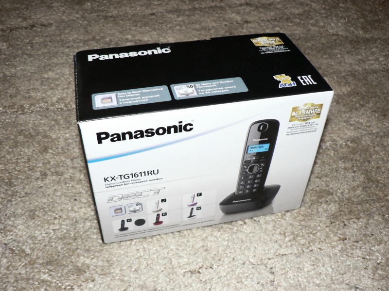 Не заряжается телефон panasonic kx tg1611ru