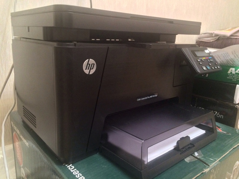 Обзор на Лазерное МФУ HP Color LaserJet Pro M176n - изображение 2