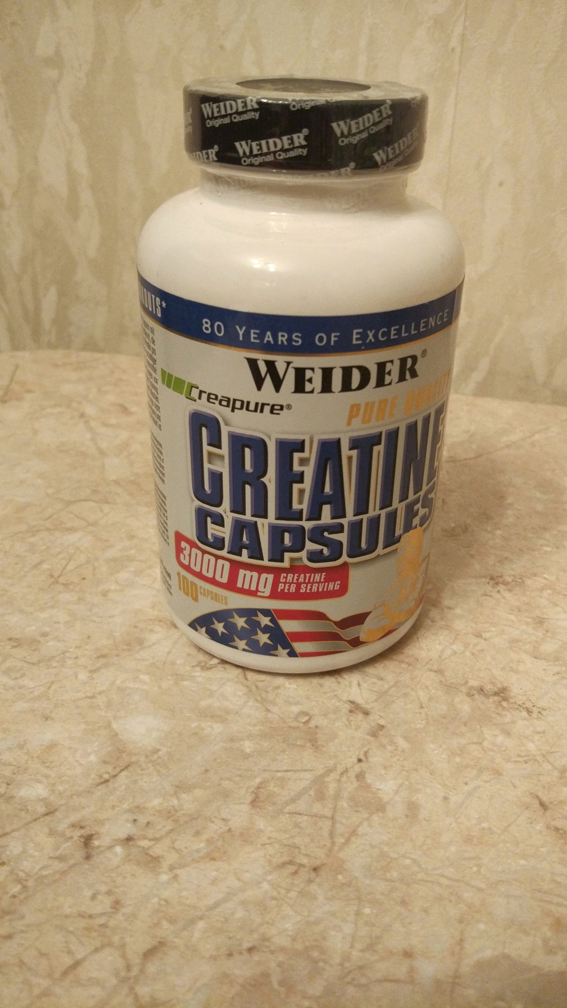 Life extension creatine capsules