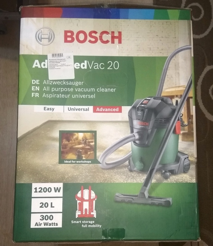 Bosch advancedvac 20