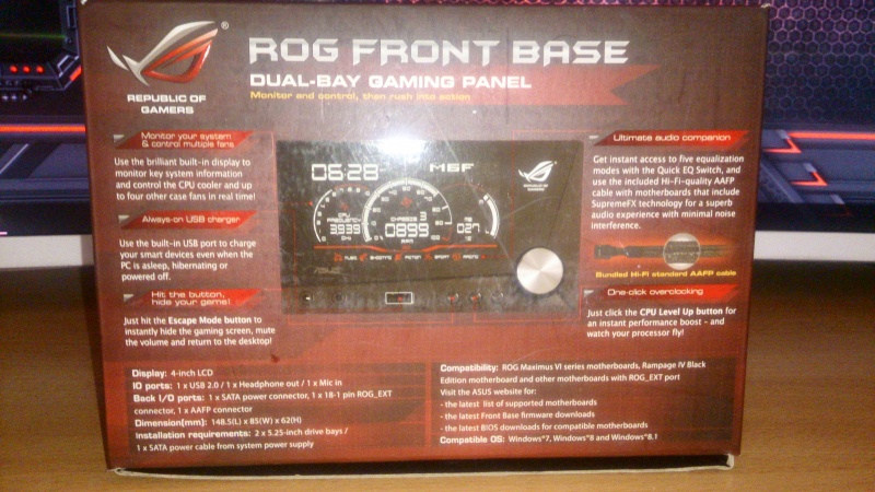 Asus rog front base обзор