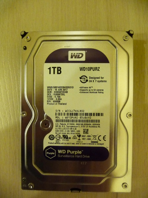 Western Digital WD84PURU: жесткий диск 3.5 емкостью 8 Тбайт