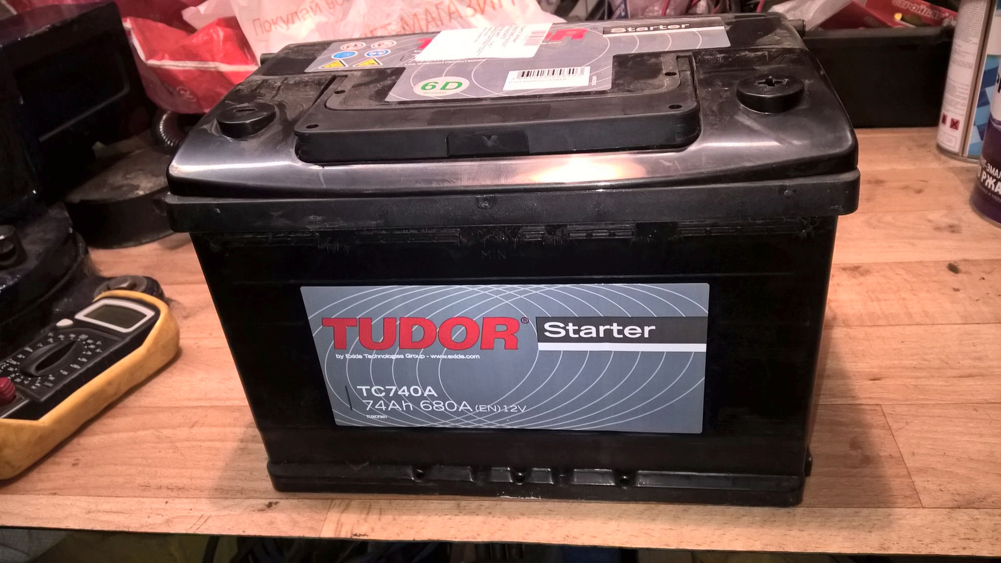 Обзор от покупателя на Аккумулятор TUDOR Starter TC740 обратная полярность  74 Ач — интернет-магазин ОНЛАЙН ТРЕЙД.РУ