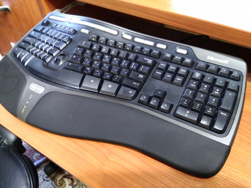 Клавиатура microsoft ergonomic for business black обзор