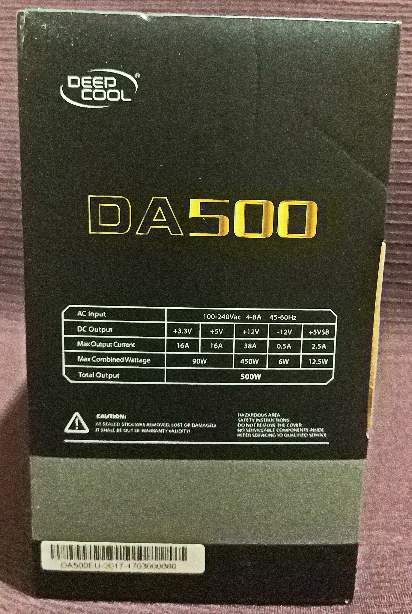Обзор от покупателя на Блок питания Deepcool DA500 500W ATX Bronze ...