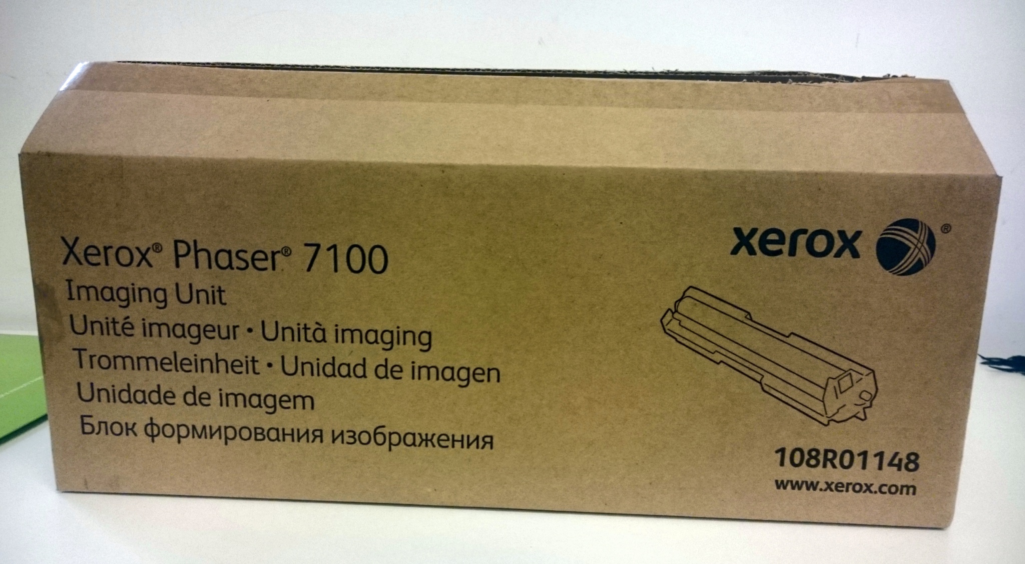 Как почистить сборник отработанного тонера xerox 7100