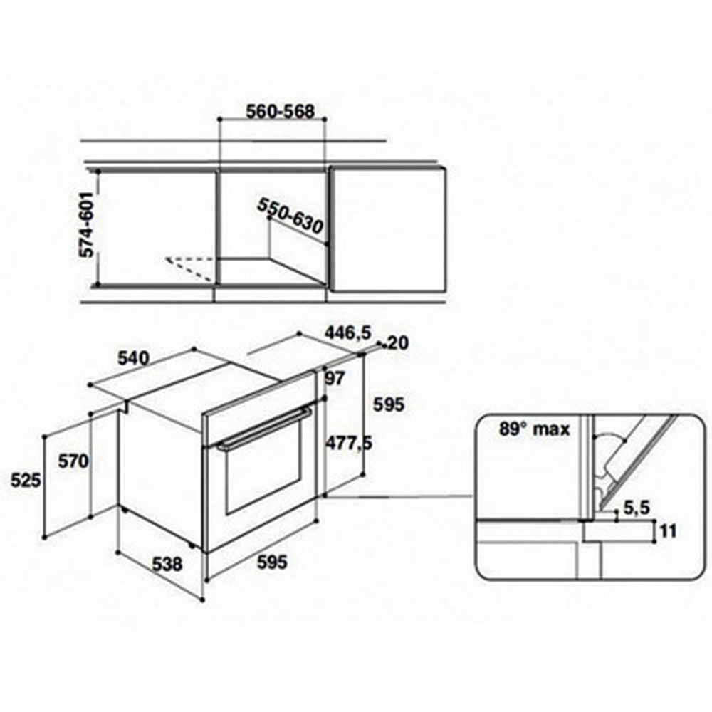 Электрический духовой шкаф hotpoint ariston fa3 540 jh ix ha