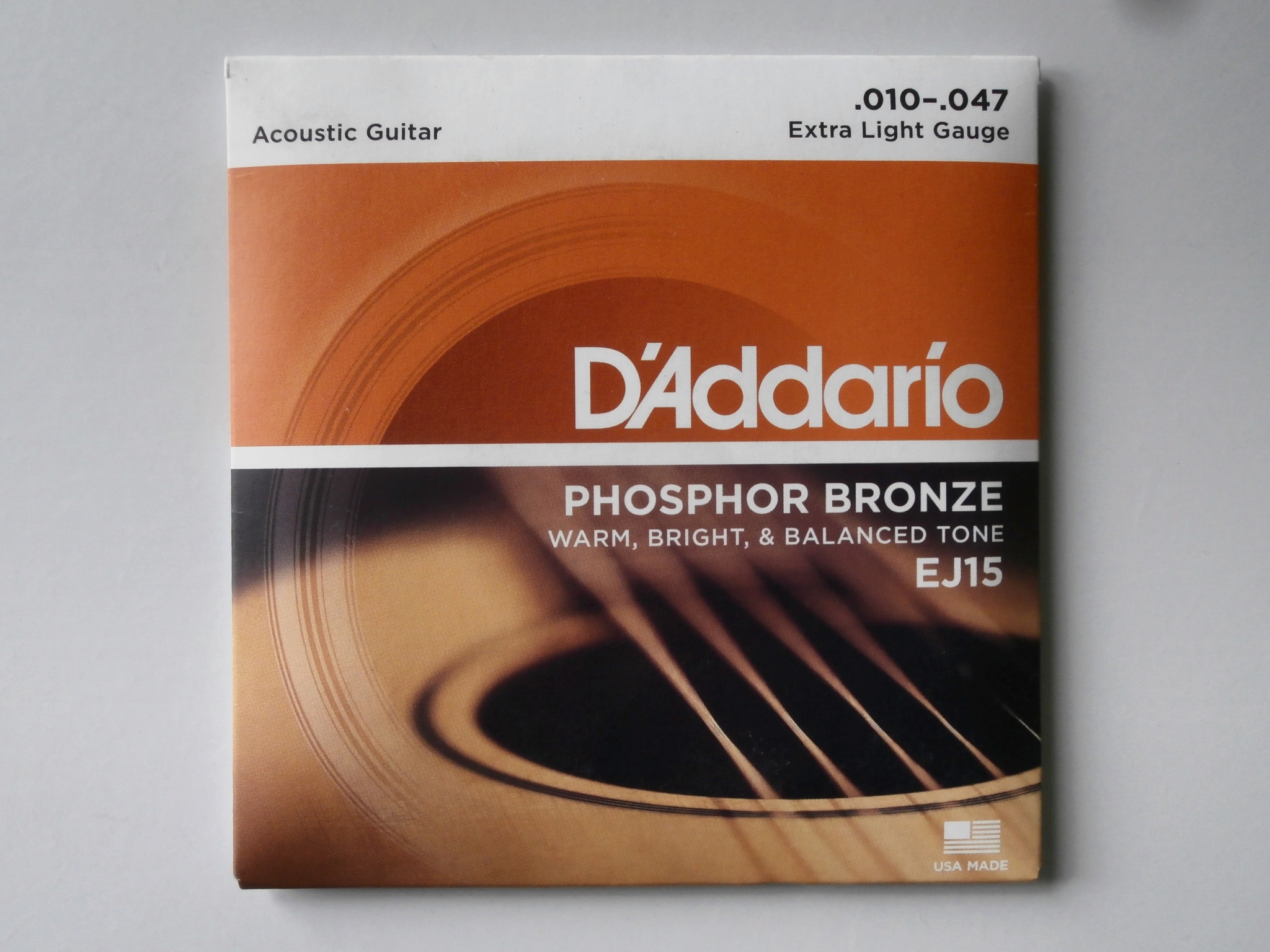 Обзор от покупателя на Струны D`ADDARIO EJ15 для акустической гитары,  фосфорная бронза — интернет-магазин ОНЛАЙН ТРЕЙД.РУ