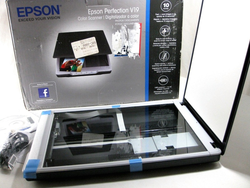 Как подключить сканер epson perfection v19 к компьютеру