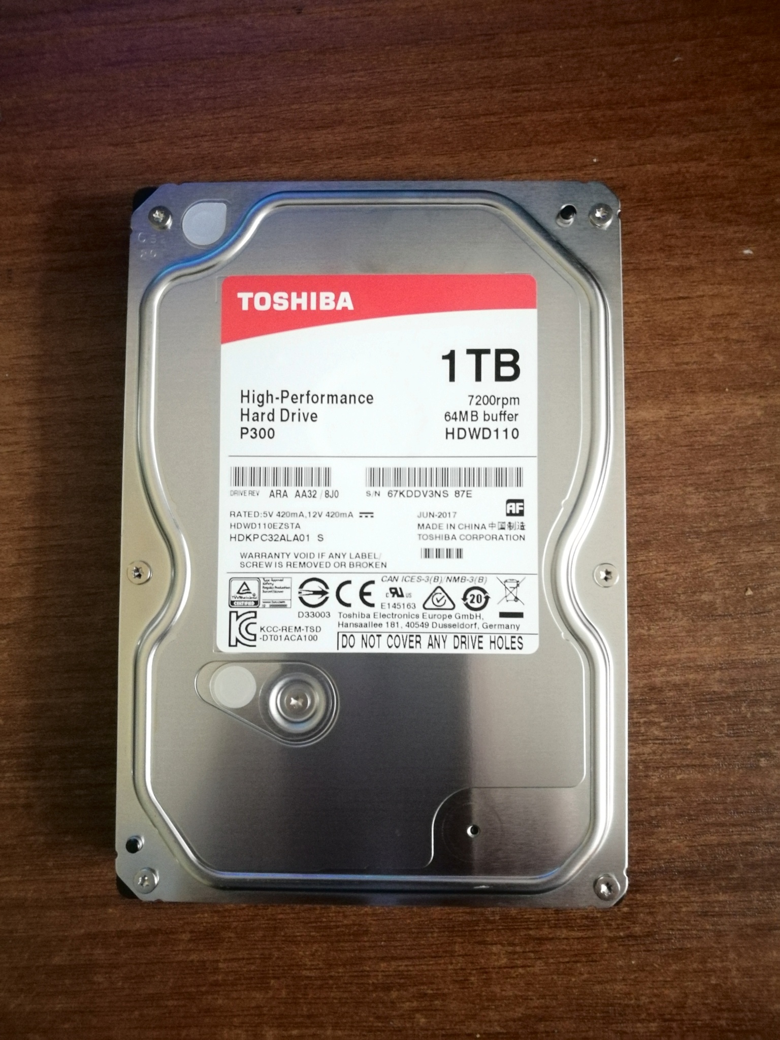 1 Тб Toshiba Купить