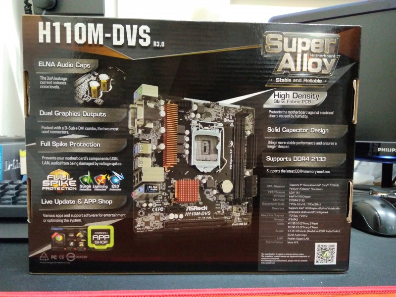 Asrock h110m hds подключение