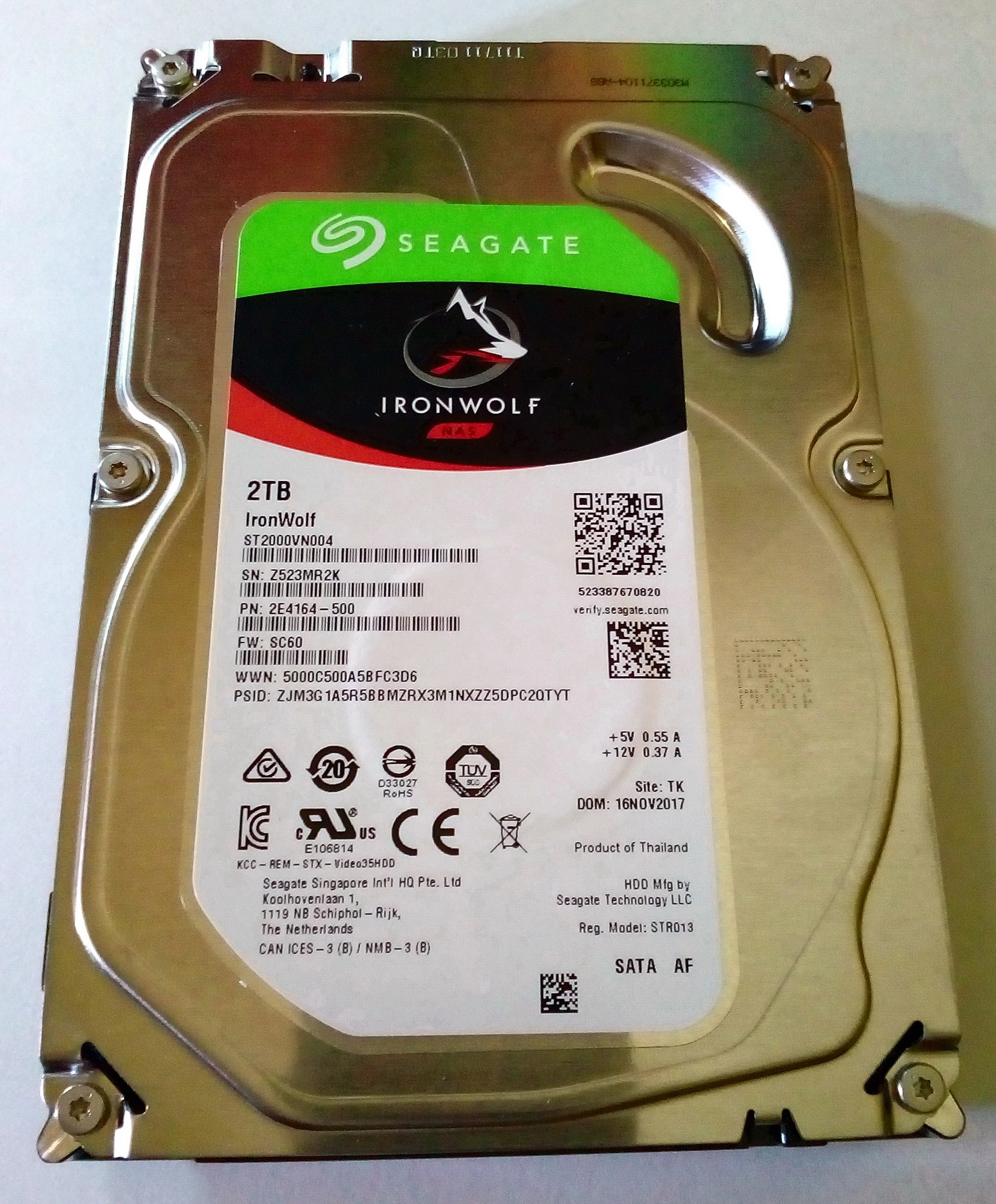 Hdd seagate ironwolf