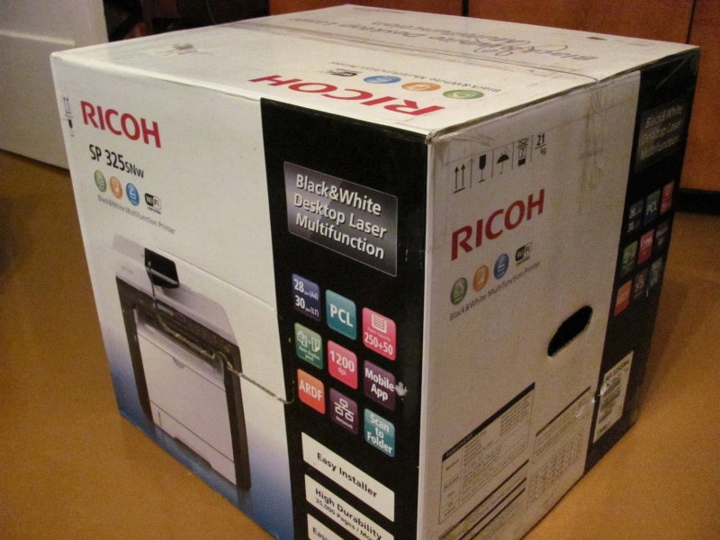 Обзор на Лазерное МФУ Ricoh SP 325SNW - изображение 2