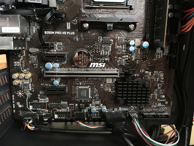 Msi h310m pro vdh подключение передней панели